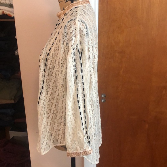 Free people New Romantics lace embellished top - Picture 4 of 10